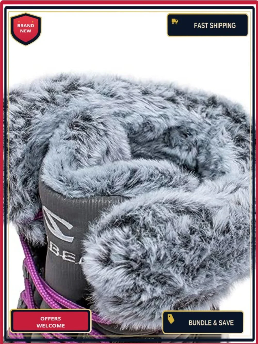 Waterproof Faux Fur Lined Mid-Calf Winter Snow Boots